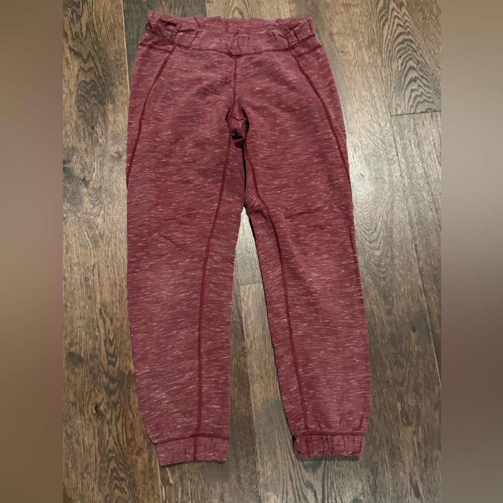 Lululemon Athletica Burgundy Sweat Pants